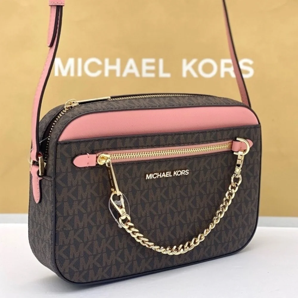 Michael Kors Jet Set Travel EW zip Chain Crossbody Primrose Multi